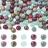 100Pcs 5 Colors Resin Beads RESI-YW0005-50-1