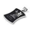 304 Stainless Steel Pendants LS-STAS-O008-01H-2