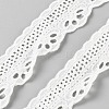 15 Yards Hollow Cotton Embroidery Flower Ribbon OCOR-WH0101-40A-2
