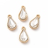 Faceted Glass Rhinestone Pendants FIND-G049-01G-05-3
