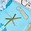 1Pc PU Leather Keychains KEYC-SC0002-03-5