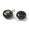 Natural Moss Agate Pendants G-I391-01G-07-2
