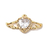 Brass Micro Pave Cubic Zirconia Pendants KK-B079-10G-1