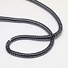Non-magnetic Synthetic Hematite Beads Strands G-J164A-3mm-02-2