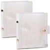 2Pcs PVC Mini Photocard Holder Book AJEW-SP0002-20B-06-1