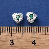 Valentine's Day Brass Micro Pave Cubic Zirconia Beads KK-P256-10S-03-3