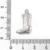 Brass Micro Pave Clear Cubic Zirconia Pendants LS-KK-D283-34P-03-3