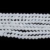 Imitation Jade Frosted Glass Bead Strands EGLA-A039-J4mm-MD05-1
