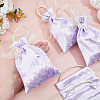 Rectangle Polyester Candy Gift Drawstring Bags ABAG-WH0062-03-3