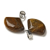 Natural Tiger Eye Pendants G-Z067-05P-08-3