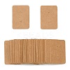 Kraft Paper Jewelry Earring Display Cards CDIS-YW0001-03B-1