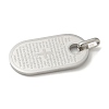 Anti-Tarnish 304 Stainless Steel Pendants STAS-G346-18P-2