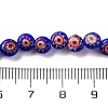 Handmade Millefiori Lampwork Beads Strands LAMP-G164-11A-4