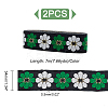 Ethnic Style Embroidery Polyester Ribbons LS-OCOR-WH0070-10F-03-2