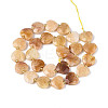 Natural Topaz Jade Beads Strands G-P592-B16-01-3