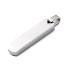304 Stainless Steel Pendants STAS-U043-09P-2