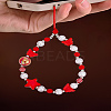 1Pc Acrylic Nylon Rope Mobile Straps HJEW-LP0002-05-3