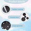 100Pcs 4 Style Acrylic Flat Round Action Figure Display Bases KY-FG0001-07-4