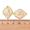 304 Stainless Steel Enamel Pendants SA-CBAD609-10G-01-2