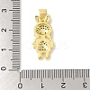 Rack Plating Brass Cubic Zirconia Pendants KK-S380-30G-03-3