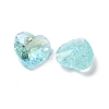 Crackle Moonlight Style Glass Rhinestone Cabochons RGLA-J015-B-IO-4