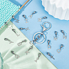 26Pcs 26 Styles 201 Stainless Steel Letter A~Z Pendant Decorations HJEW-UN00005-2