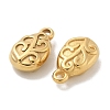 Ion Plating(IP) 304 Stainless Steel Charms STAS-Q334-02G-2