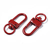 Spray Painted Eco-Friendly Alloy Swivel Snap Hooks Clasps PALLOY-T080-02G-NR-3