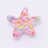 Transparent Flatback Resin Cabochons Accessories RESI-WH0009-77-2