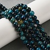 Grade AB+ Dyed Natural Tiger Eye Beads Strands X-G-G102-A02-02-2