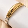 304 Stainless Steel Hinged Bangles for Women LS-BJEW-C091-02E-GP-2