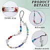 Nylon & Resin & Glass & Glass & Crystal Mobile Straps AJEW-WH20002-56-6