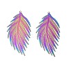 Ion Plating(IP) 304 Stainless Steel Filigree Big Pendants LS-X-STAS-S118-087-1