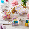 50Pcs Heart Printed Organza Bags OP-TADJ0001-01H-5