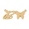 304 Stainless Steel Pendants STAS-L279-002G-B-1