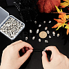 96Pcs 12 Style Tibetan Style Alloy Beads FIND-AR0004-02-3