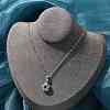 Zinc Alloy Crystal Rhinestone Sport Ball Pendant Cable Chain Necklaces NJEW-U024-01P-05-1