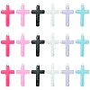 30Pcs 6 Colors Religion Opaque Resin Pendants RESI-CJ0003-46-1