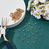 150Pcs Brass Crimp Beads KK-ME0003-52C-5
