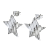 Tarnish Resistant 201 Stainless Steel Stud Earrings EJEW-K270-19P-1