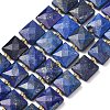 Natural Lapis Lazuli Beads Strands G-F839-A34-01-2