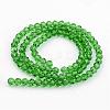 Transparent Glass Bead Strands GLAA-G013-10mm-M-3
