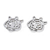 Non-Tarnish 201 Stainless Steel Pendants STAS-T044-282P-3