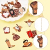 18Pcs 9 Styles Western Cowboy Hat Boots Money Bag Skull Alloy Enamel Pendants FIND-FS0003-91-2