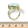Natural Hemimorphite Finger Rings RJEW-Z124-01G-5