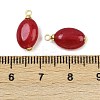 Dyed Natural White Jade Pendants KK-B157-44A-4