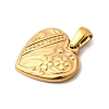304 Stainless Steel Pendants STAS-B094-32G-2