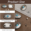 Alloy Decorative Rivets BUTT-CP0001-06A-5