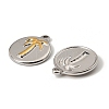 304 Stainless Steel Pendants STAS-T068-54A-GP-2