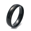 Ion Plating(IP) 304 Stainless Steel Flat Plain Band Rings STAS-I160-B-17mm-B-1